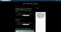 Desktop Screenshot of detudoumpouco-stryke.blogspot.com