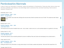 Tablet Screenshot of pembsmammals.blogspot.com