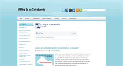 Desktop Screenshot of blogdeunsalvadoreno.blogspot.com