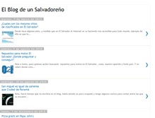 Tablet Screenshot of blogdeunsalvadoreno.blogspot.com