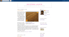 Desktop Screenshot of knittingaloud.blogspot.com