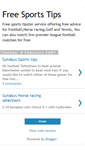 Mobile Screenshot of freesportstips.blogspot.com