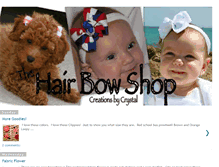 Tablet Screenshot of hairbowshop.blogspot.com