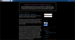 Desktop Screenshot of cyber-colin.blogspot.com