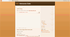 Desktop Screenshot of aleksandarzlatic.blogspot.com