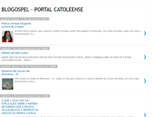 Tablet Screenshot of portalcatoleensegospel.blogspot.com