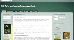 Desktop Screenshot of plainhomeschool.blogspot.com