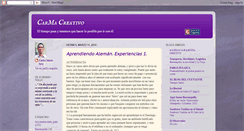 Desktop Screenshot of carmacreativo.blogspot.com