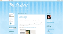 Desktop Screenshot of duchess-theduchess.blogspot.com