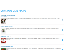 Tablet Screenshot of christmascake-recipe.blogspot.com
