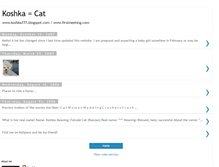 Tablet Screenshot of koshka777.blogspot.com
