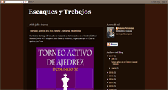 Desktop Screenshot of escaquesytrebejos.blogspot.com