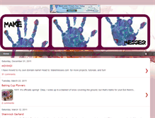 Tablet Screenshot of makemesses.blogspot.com