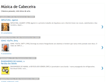 Tablet Screenshot of musicadecabeceira.blogspot.com