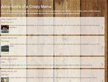 Tablet Screenshot of adventuresofacrispymama.blogspot.com