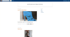 Desktop Screenshot of openyourscene.blogspot.com
