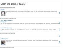 Tablet Screenshot of learn-karate.blogspot.com