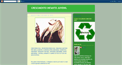 Desktop Screenshot of crescimentoinfantojuvenil.blogspot.com