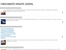 Tablet Screenshot of crescimentoinfantojuvenil.blogspot.com