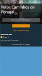 Mobile Screenshot of peloscaminhosdeportugal.blogspot.com