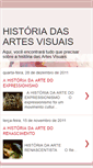 Mobile Screenshot of historiadasartesvisuais.blogspot.com