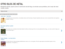 Tablet Screenshot of otroblogdemetal.blogspot.com