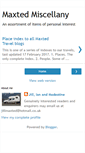 Mobile Screenshot of maxtedmiscellany.blogspot.com