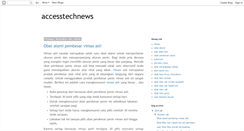 Desktop Screenshot of accesstechnews.blogspot.com