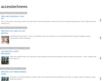 Tablet Screenshot of accesstechnews.blogspot.com