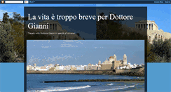 Desktop Screenshot of dottoregianni.blogspot.com