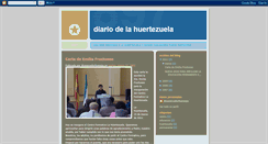 Desktop Screenshot of diariodelahuertezuela.blogspot.com