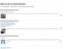 Tablet Screenshot of diariodelahuertezuela.blogspot.com