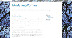 Desktop Screenshot of iamgiantwoman.blogspot.com