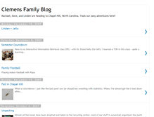Tablet Screenshot of clemensfamilyblog.blogspot.com