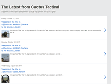 Tablet Screenshot of cactustactical.blogspot.com