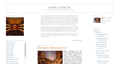 Desktop Screenshot of operaforum.blogspot.com