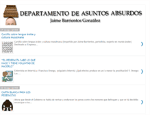 Tablet Screenshot of jaimebarrientosasuntosabsurdos.blogspot.com