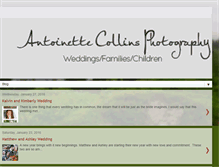 Tablet Screenshot of antoinettecollinsphotography.blogspot.com