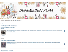 Tablet Screenshot of denemedenalma.blogspot.com