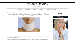 Desktop Screenshot of cynthiamorganblog.blogspot.com