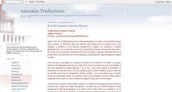 Desktop Screenshot of annuairetraducteurs.blogspot.com