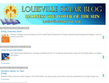 Tablet Screenshot of louisvillesolar.blogspot.com