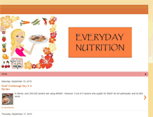 Tablet Screenshot of everydaynutrition-thelast5pounds.blogspot.com