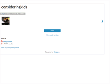 Tablet Screenshot of consideringkids.blogspot.com