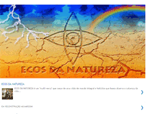Tablet Screenshot of ecosssdanatureza.blogspot.com