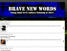 Tablet Screenshot of bravenewwordsdebut.blogspot.com