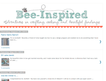 Tablet Screenshot of bee-inspired.blogspot.com