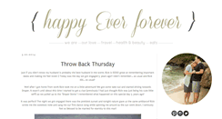 Desktop Screenshot of ourhappyeverforever.blogspot.com