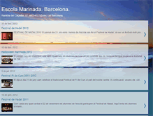 Tablet Screenshot of escolamarinada.blogspot.com