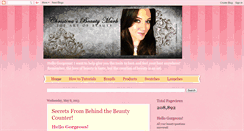 Desktop Screenshot of christinasbeautymark.blogspot.com